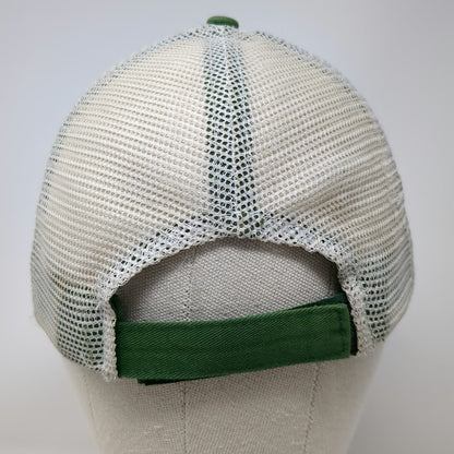 ML Authentic Headwear Baseball Cap Green One Size MRO Logo Mesh Strapback Hat
