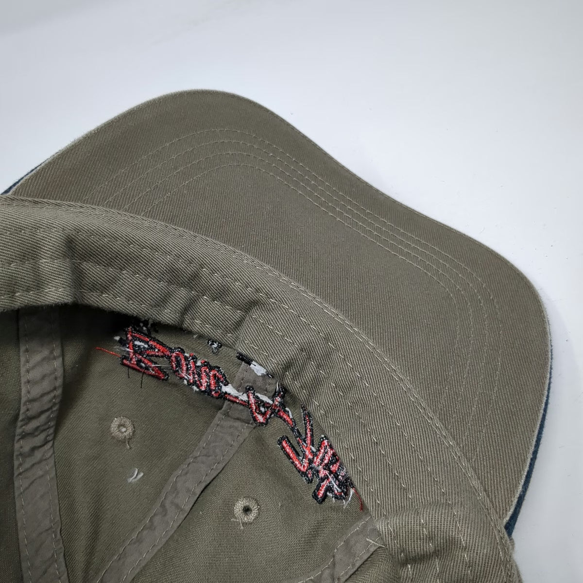 Port Authority Baseball Cap Brown Red One Size Bone-A-Fide Antlers Strapback Hat