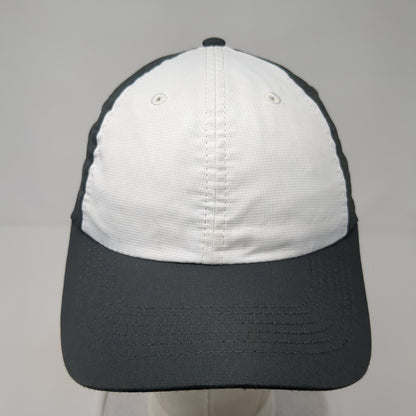 Imperial Strapback Hat Gray One Size Adjustable Colorblock Plaid Blank