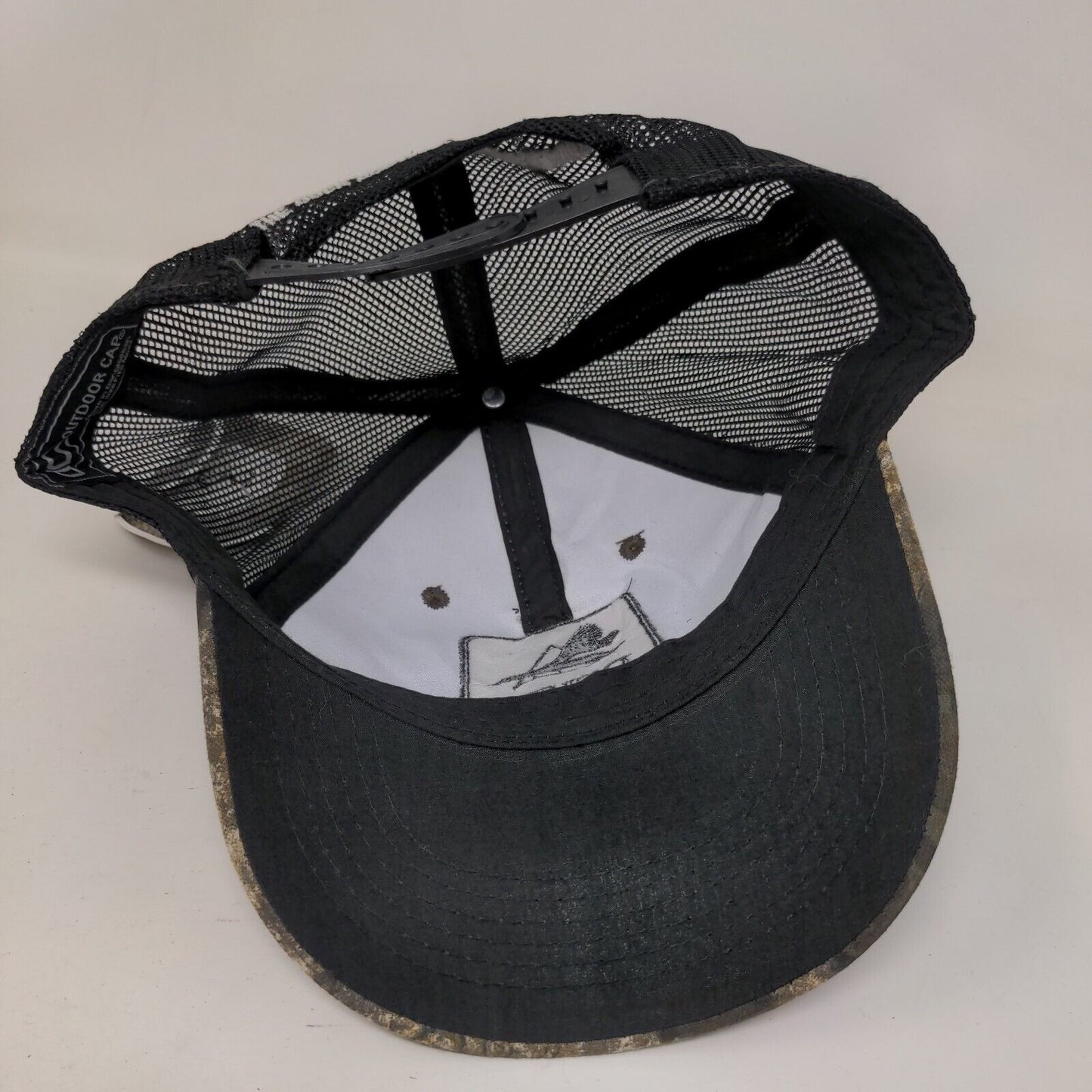 Delta Waterfowl Snapback Trucker Hat Camouflage OSFM Mesh Back Outdoor Cap