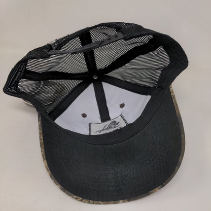 Delta Waterfowl Snapback Trucker Hat Camouflage OSFM Mesh Back Outdoor Cap