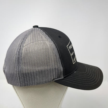 Richardson Trucker Hat Black One Size Mesh Snapback Rekluse Clutch Revolution