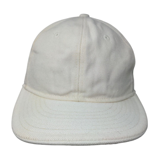 KB Ethos Fitted Hat Size 7/12 XL Cream Lightweight Vented Holes 6 Panel Blank