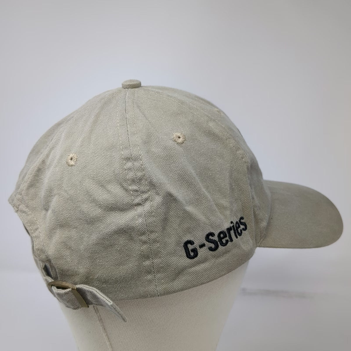 Caterpillar CAT G-Series Bulldozer Hat Beige One Size Baseball Cap Slideback