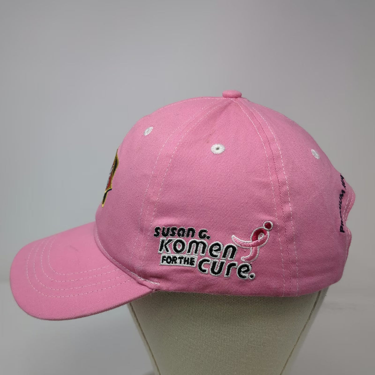 Dietz & Watson Baseball Cap Pink OSFM Strapback Susan G Komen Meats Cheeses Hat
