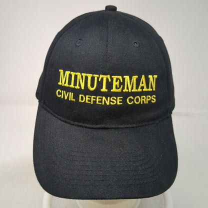 Otto Baseball Cap Black One Size Minuteman Civil Defense Corps Embroidered Hat