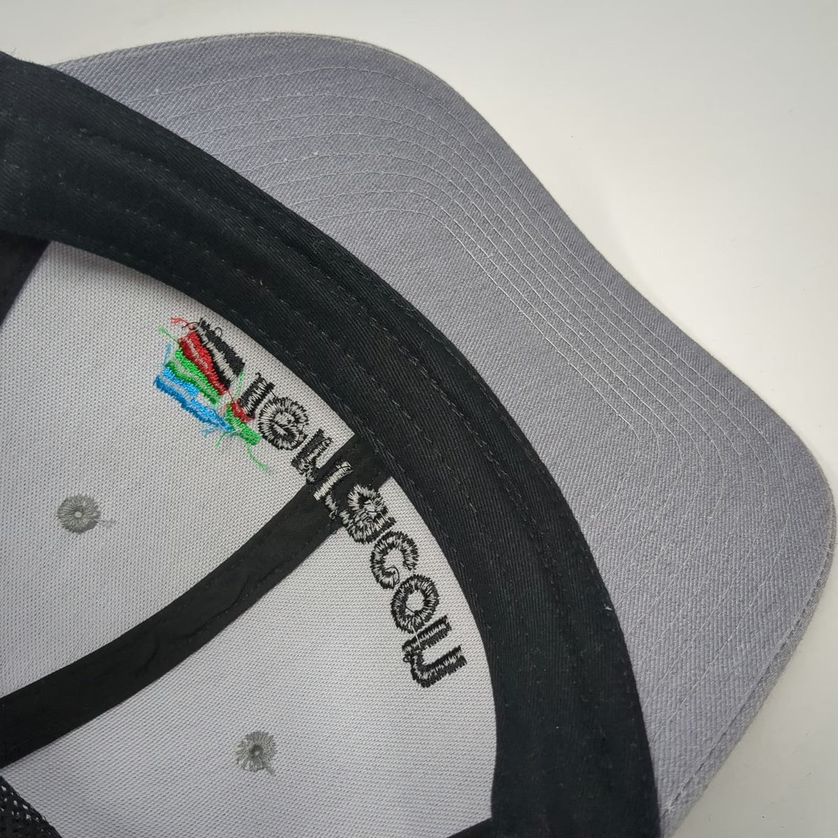 Port Authority Trucker Hat Gray Black One Size Mesh Snapback Terracon Logo