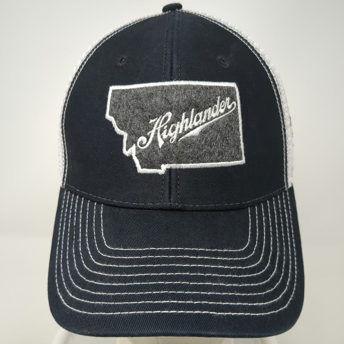 Ouray Trucker Hat Black OS Highlander Montana Missoula Brewing Company Snapback