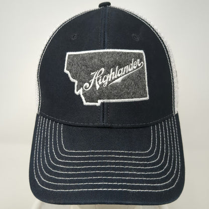 Ouray Trucker Hat Black OS Highlander Montana Missoula Brewing Company Snapback