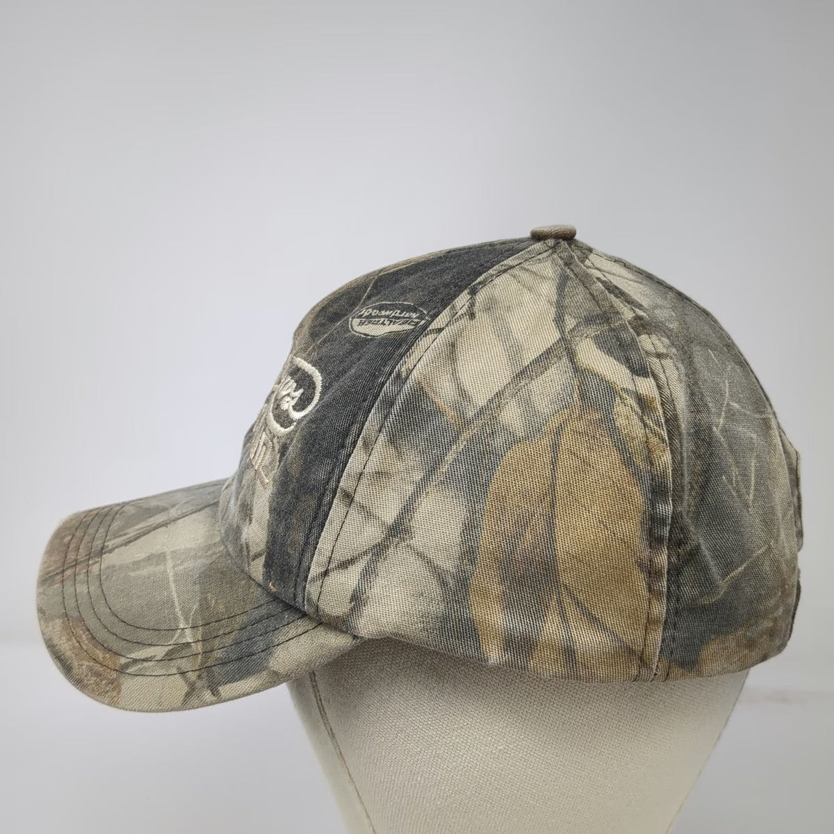 Mathews Baseball Cap Green OSFM Realtree Hardwoods Camo Archery Strapback Hat