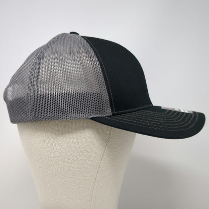 Richardson Trucker Hat Black One Size GoAutoRanch AR Logo Snapback Mesh 112
