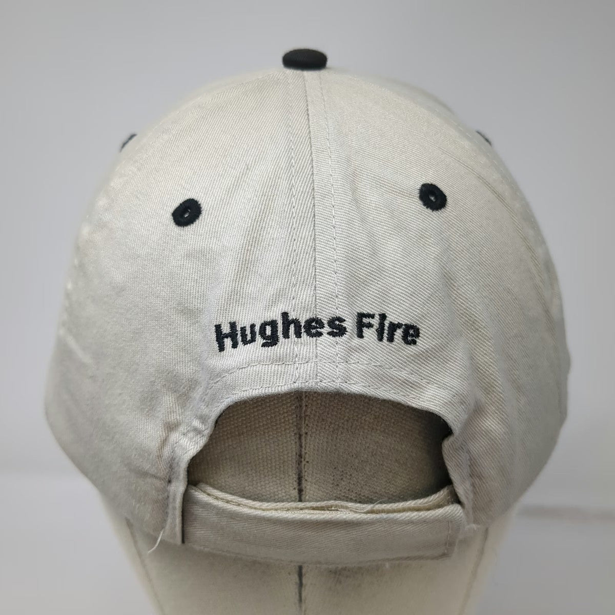 Pierce Baseball Cap Beige One Size Hughes Fire Equipment Strapback Hat Black