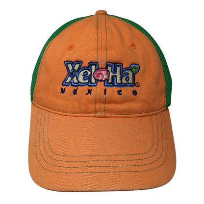 Xelha Mexico Fitted Trucker Hat Multicolor One Size Adjustable Mesh Back 5 Handy