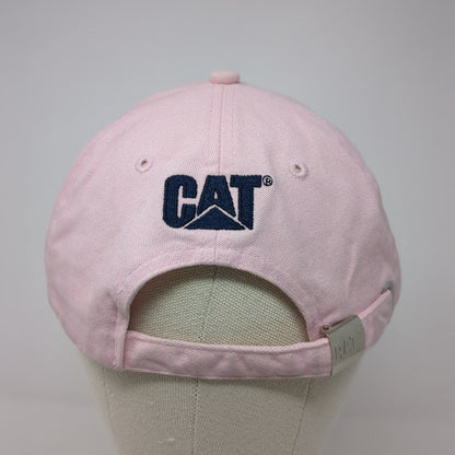 Caterpillar Slideback Hat Pink One Size Adjustable Embroidered 6 Panel Cyrk