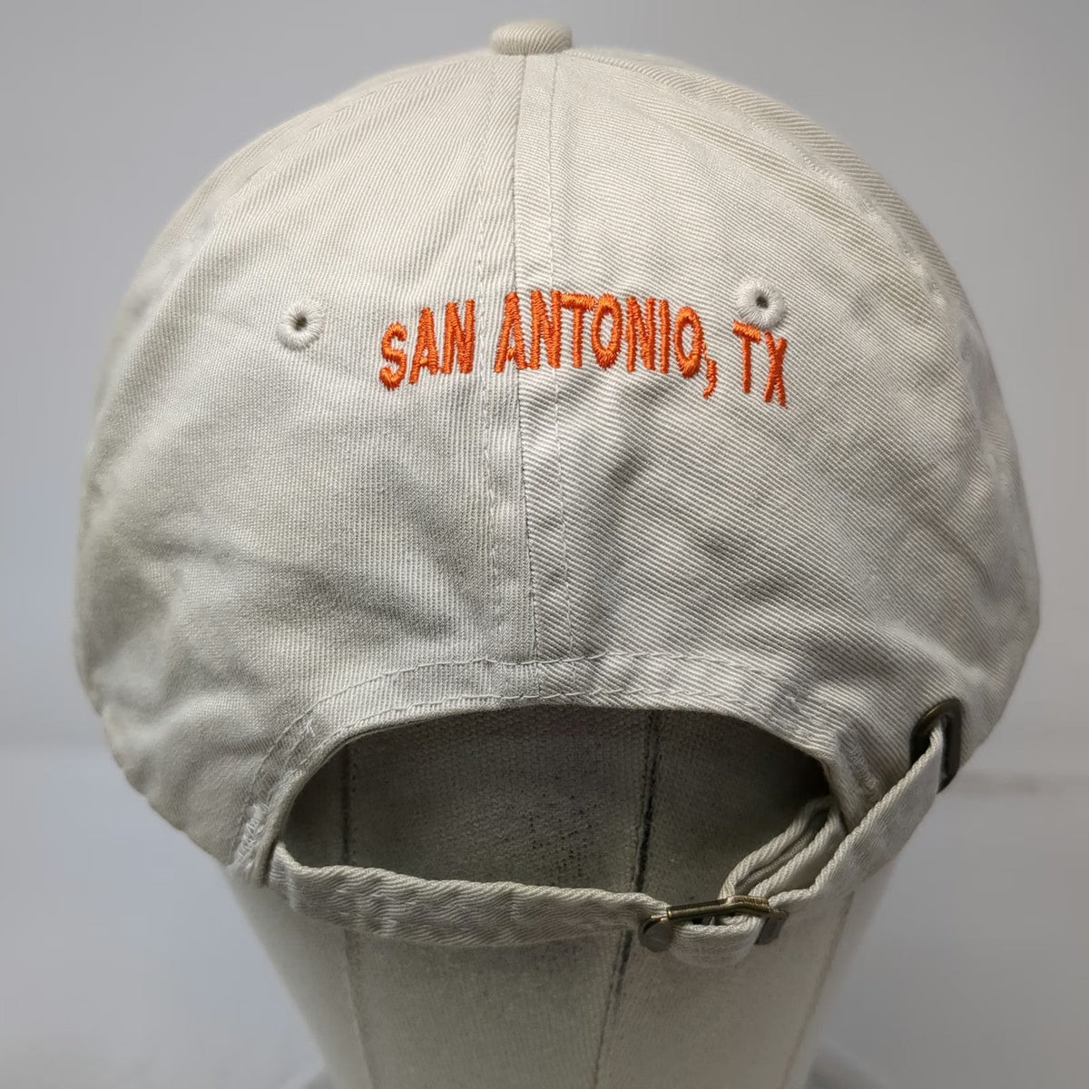 Alternative Apparel Hooters San Antonio TX Baseball Cap Beige One Size Logo Hat