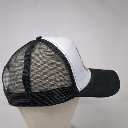 Stay Groovy Snapback Trucker Hat Black OSFA Mesh Back Adjustable