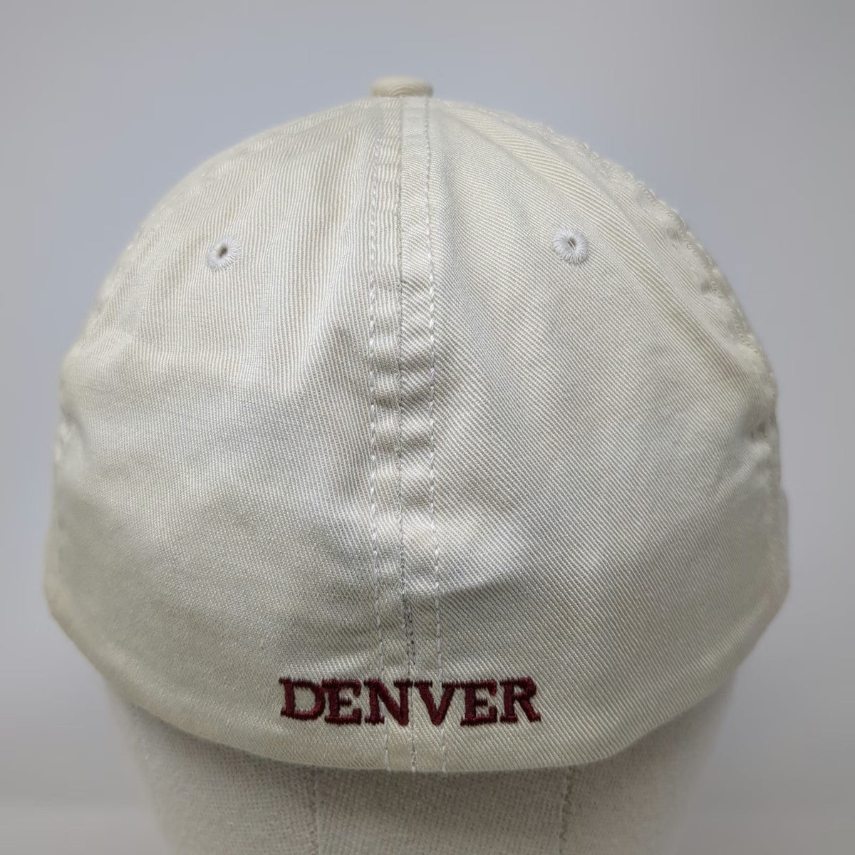 Hard Rock Cafe Baseball Cap Beige M Denver Sandwich Bill Stretch Fit Hat