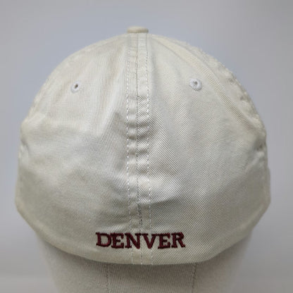 Hard Rock Cafe Baseball Cap Beige M Denver Sandwich Bill Stretch Fit Hat