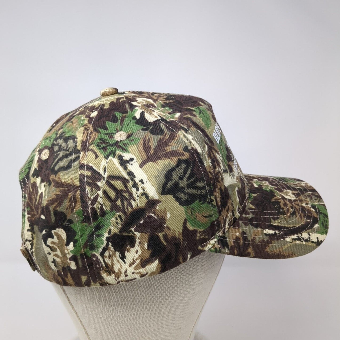 Bud's Powersports Polaris Cottonwood ID Strapback Hat Camouflage OS 6 Panel Otto