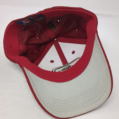 Arizona Diamondbacks MLB OC Sports Baseball Cap Red M Mesh Fitted Snake Logo Hat