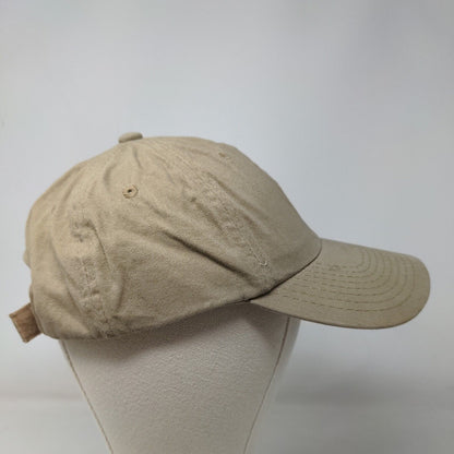 Outdoor Cap Men's Strapback Hat Tan OSFM Blank Adjustable Vent Holes