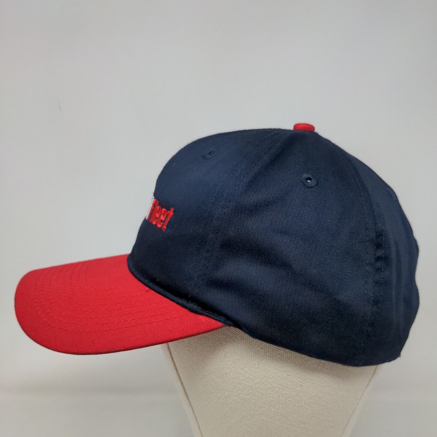 Otto Men's Snapback Hat Blue Red OSFM First Fleet Embroidered Logo