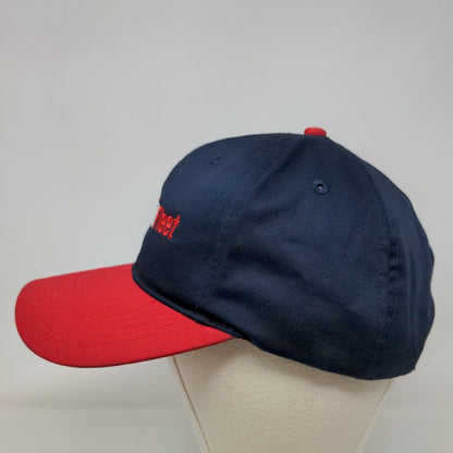 Otto Men's Snapback Hat Blue Red OSFM First Fleet Embroidered Logo