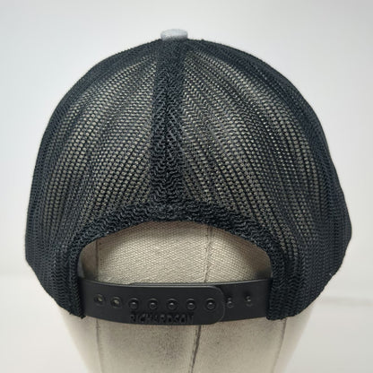 Richardson Trucker Hat Gray One Size Mesh Back Snapback Silver Creek Logo