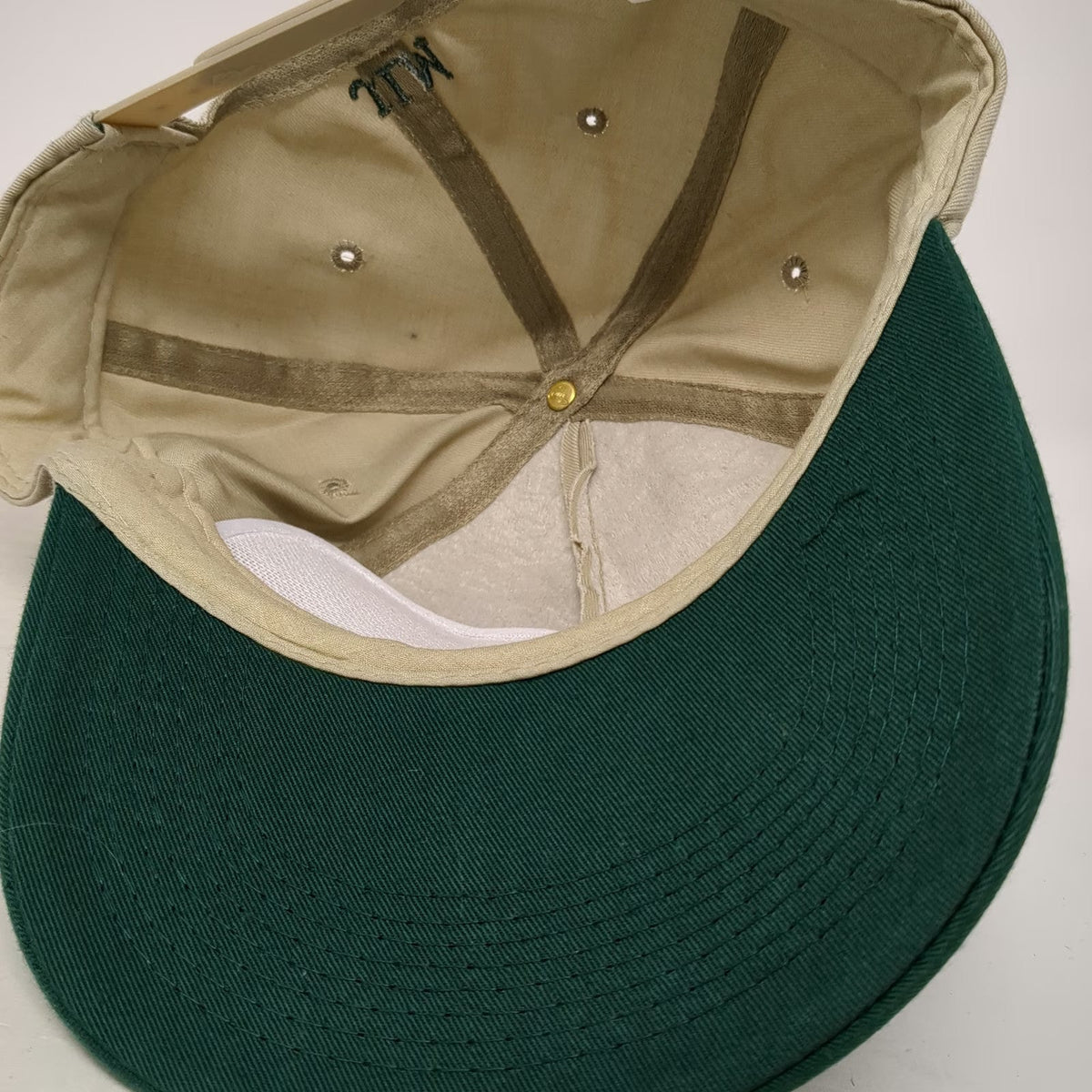 Otto 5 Panel Beige Green One Size Wheatleys Gunslingers Carson Station 1998 Hat