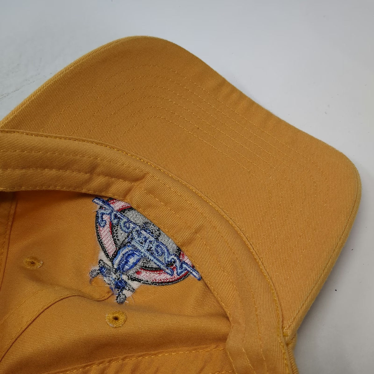 HeadShot Baseball Cap Yellow One Size Embroidered Scooter Boise Slideback Hat