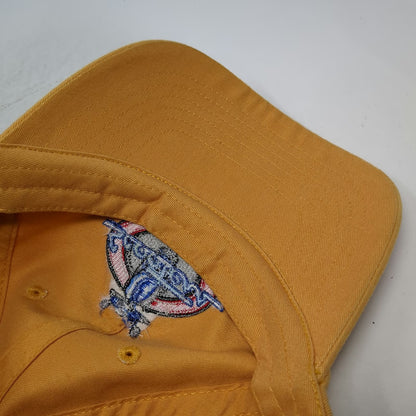 HeadShot Baseball Cap Yellow One Size Embroidered Scooter Boise Slideback Hat