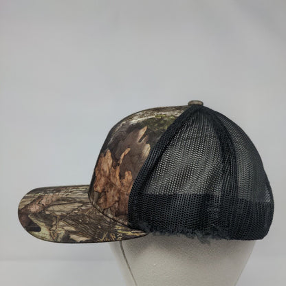 Pacific Headwear Snapback Trucker Hat Camouflage OSFA Adjustable Mesh Back
