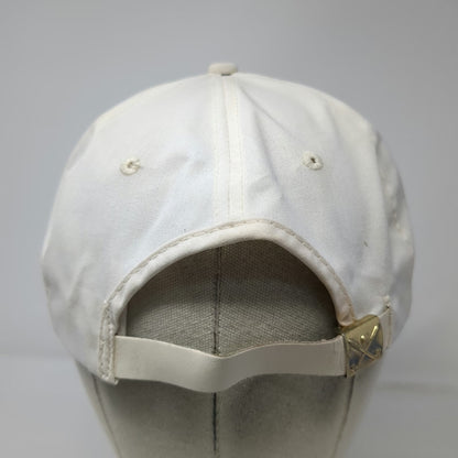 ConAgra 5 Panel White Hat Vintage Slideback Rope Trim Green Underbrim Patch