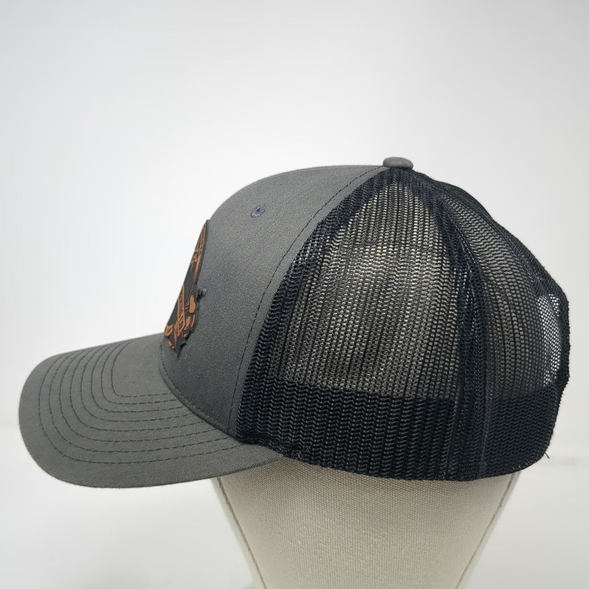 Richardson Trucker Hat Gray One Size Mad Bomber Brewing Co Hayden Idaho Mesh