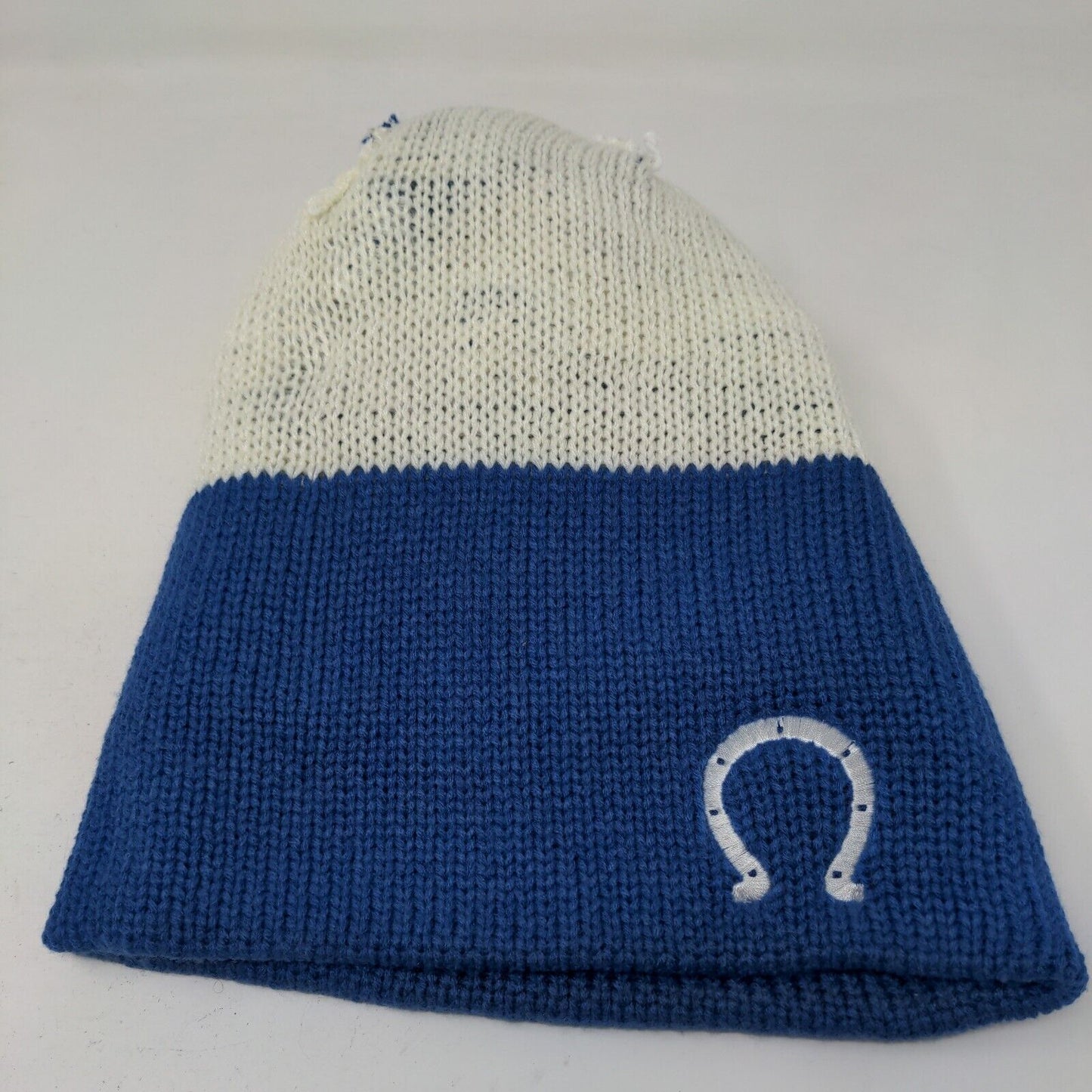 NFL Team Apparel Men's Knit Beanie Hat Indianapolis Colts Blue OSFA W/Tags