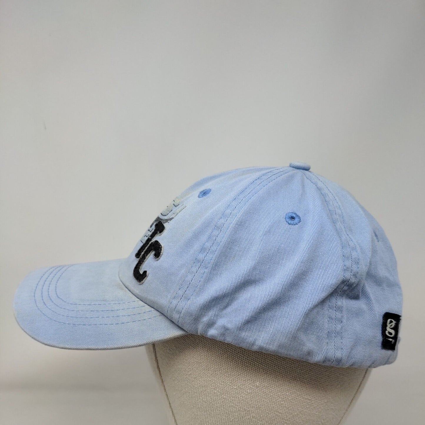 British West Indies Turks & Caicos Slideback Hat Blue One Size 6 Panel