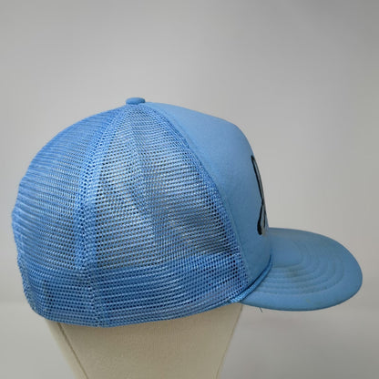Indy 89 Indianapolis Racing Event Trucker Hat Blue Vintage Mesh Snapback Foam