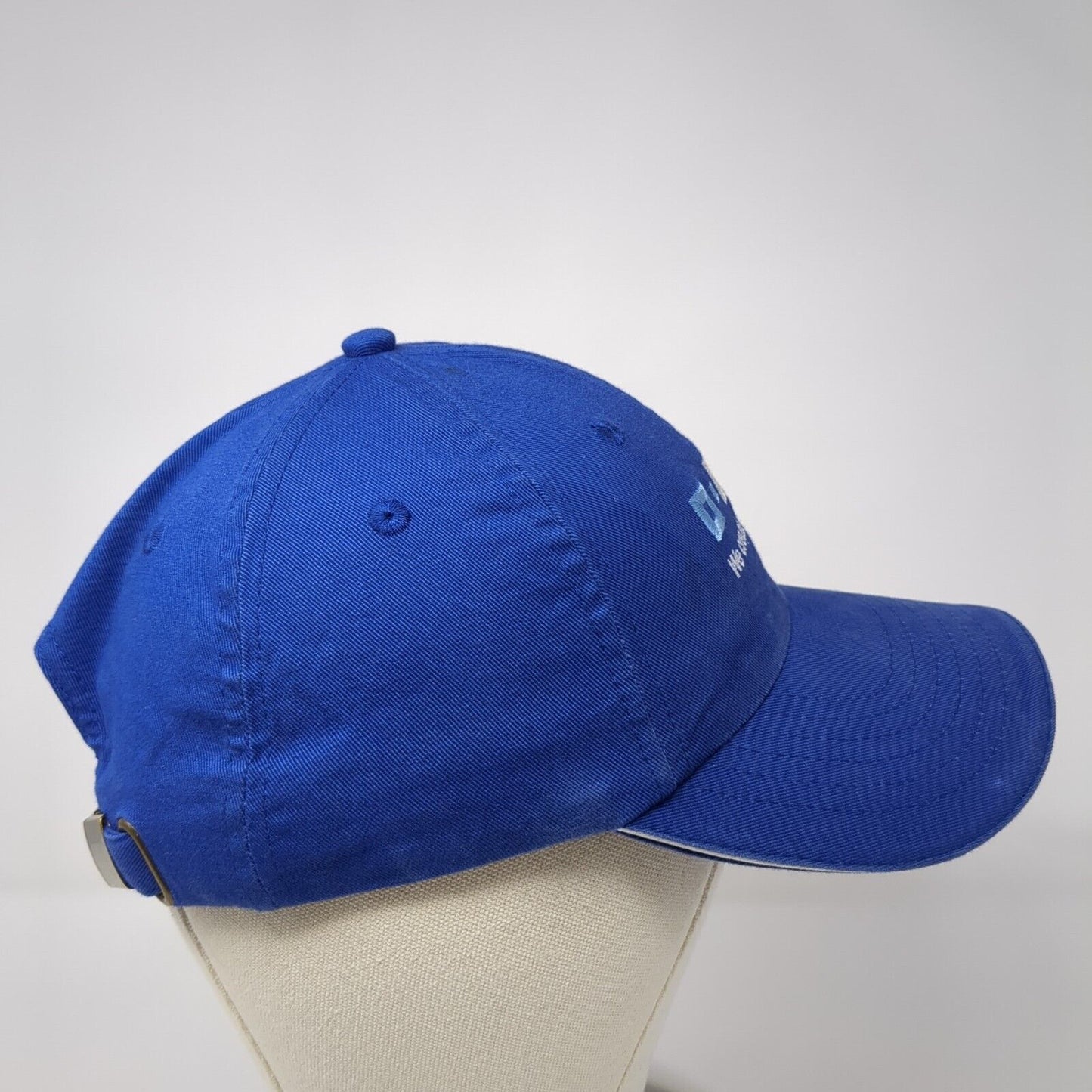 D-BASF We Create Chemistry Slideback Hat Blue One Size Adjustable K-Products