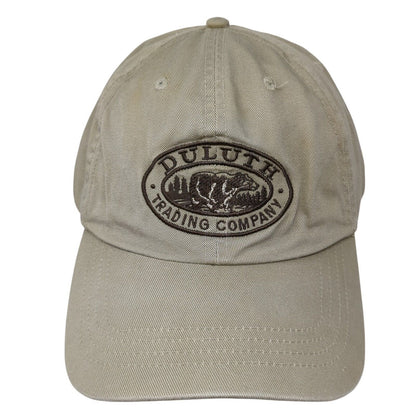 Duluth Trading Company Slideback Hat Tan M/L Adjustable Embroidered Cotton