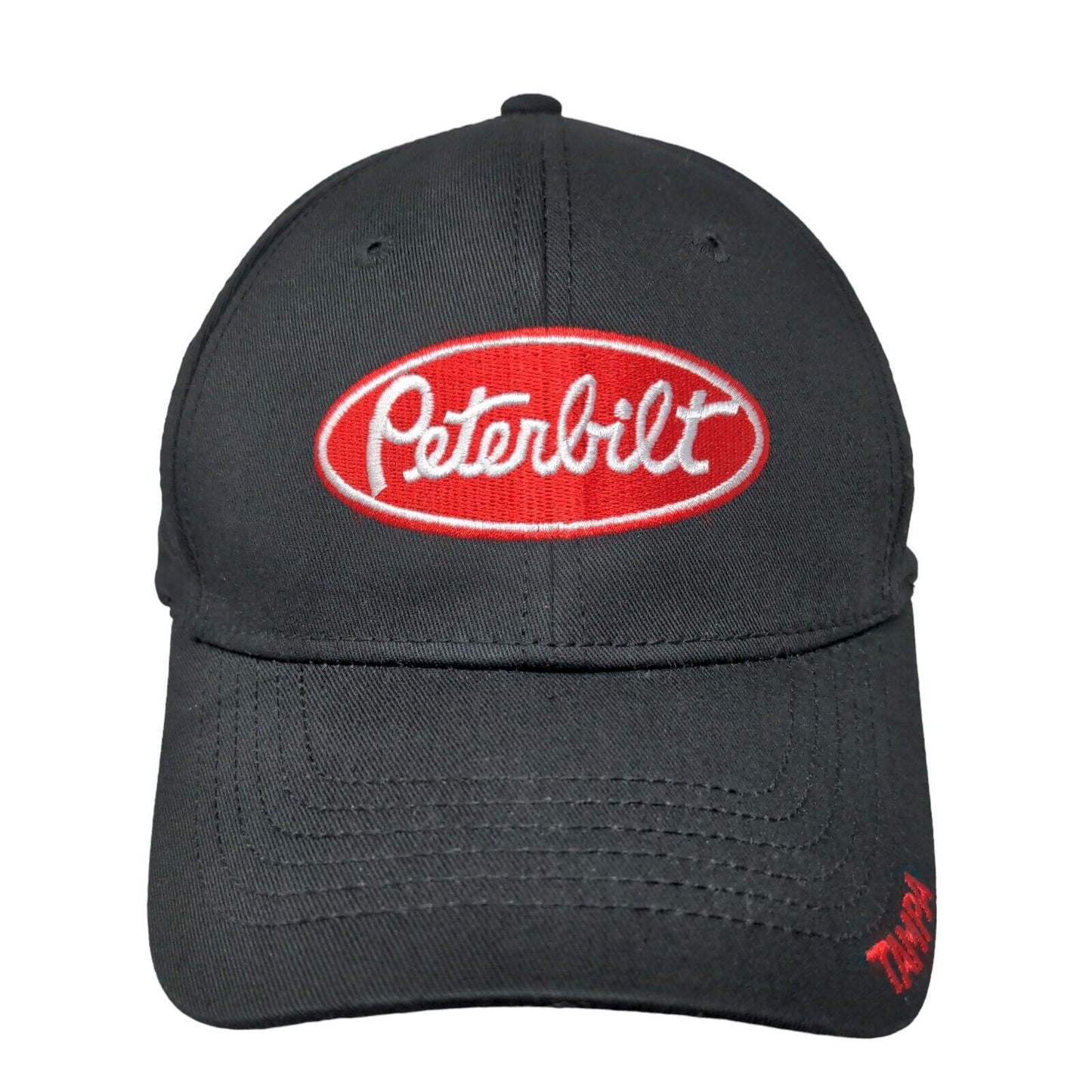 Peterbilt Rush Truck Centers Tampa Strapback Hat Black One Size Embroidered