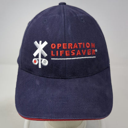 MSC Baseball Cap Blue One Size Operation Lifesaver Rail Safety Strapback Hat