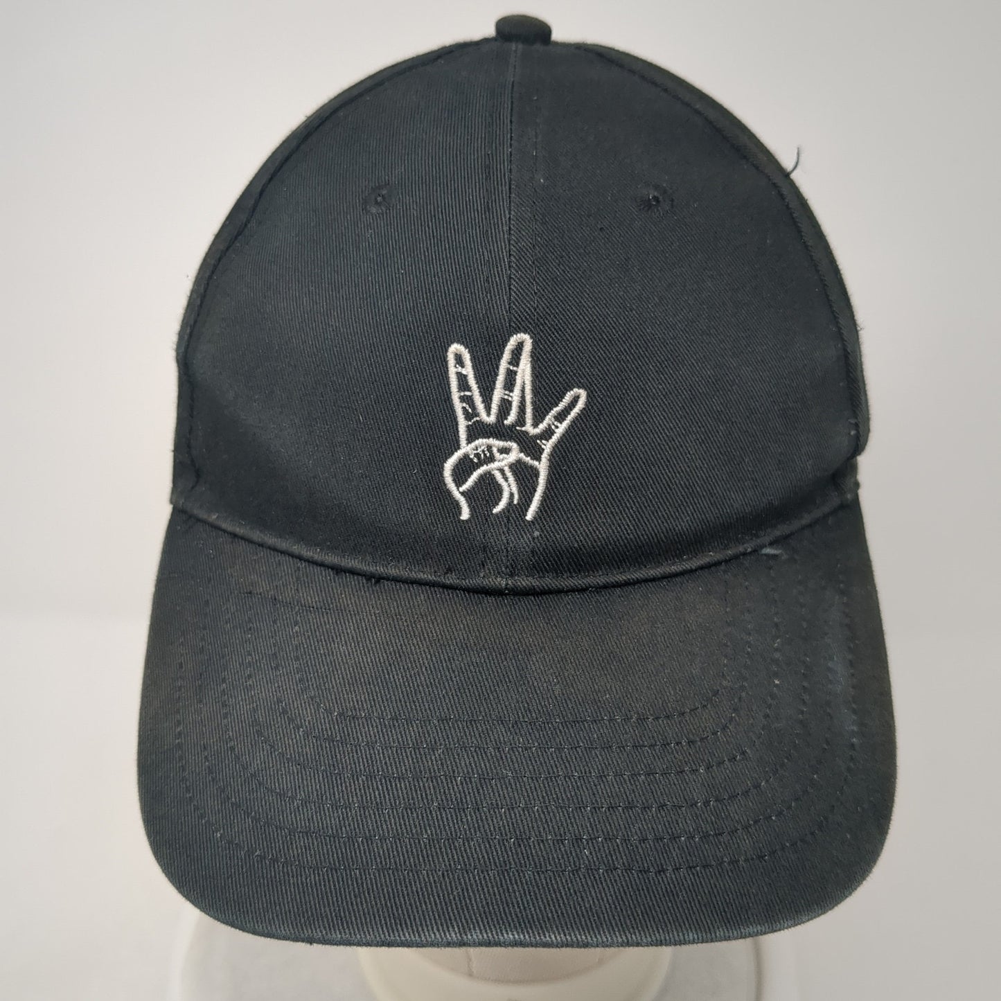 Hip-hop Hand Gesture Snapback Hat Black One Size Adjustable Forever 21