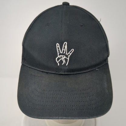 Hip-hop Hand Gesture Snapback Hat Black One Size Adjustable Forever 21