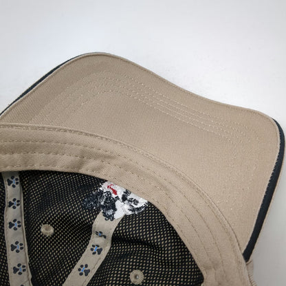 Your Breed Baseball Cap Beige One Size Zippered Side Pocket Papillon Dog Hat