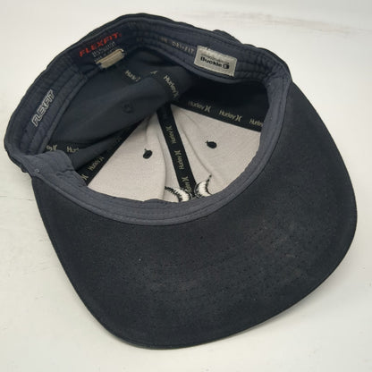 Hurley Baseball Cap Black M Flexfit Dri-FIT Buckle Exclusive Stretch Hat