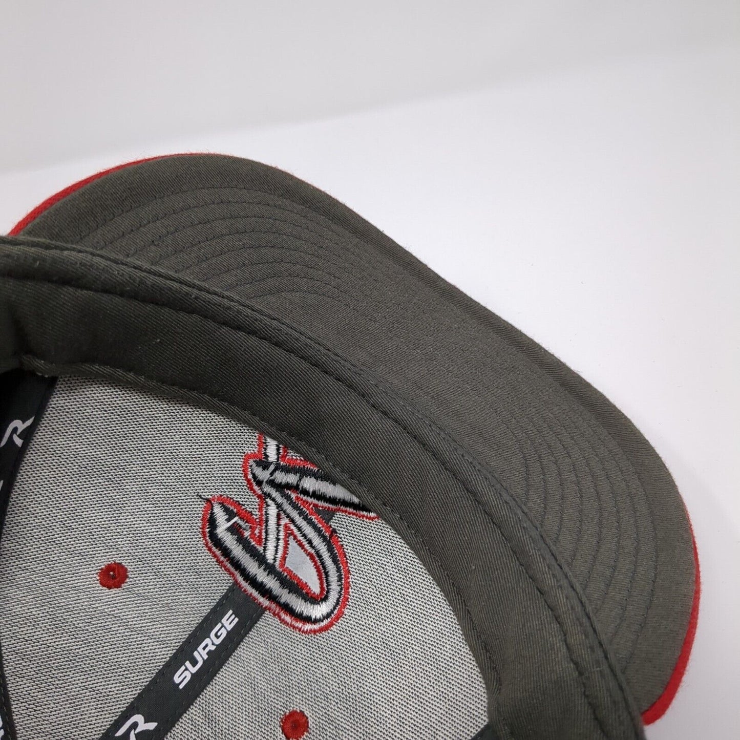 Richardson Fitted Hat Black 7 1/4 Embroidered Performance Team Series 65 Surge