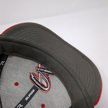 Richardson Fitted Hat Black 7 1/4 Embroidered Performance Team Series 65 Surge