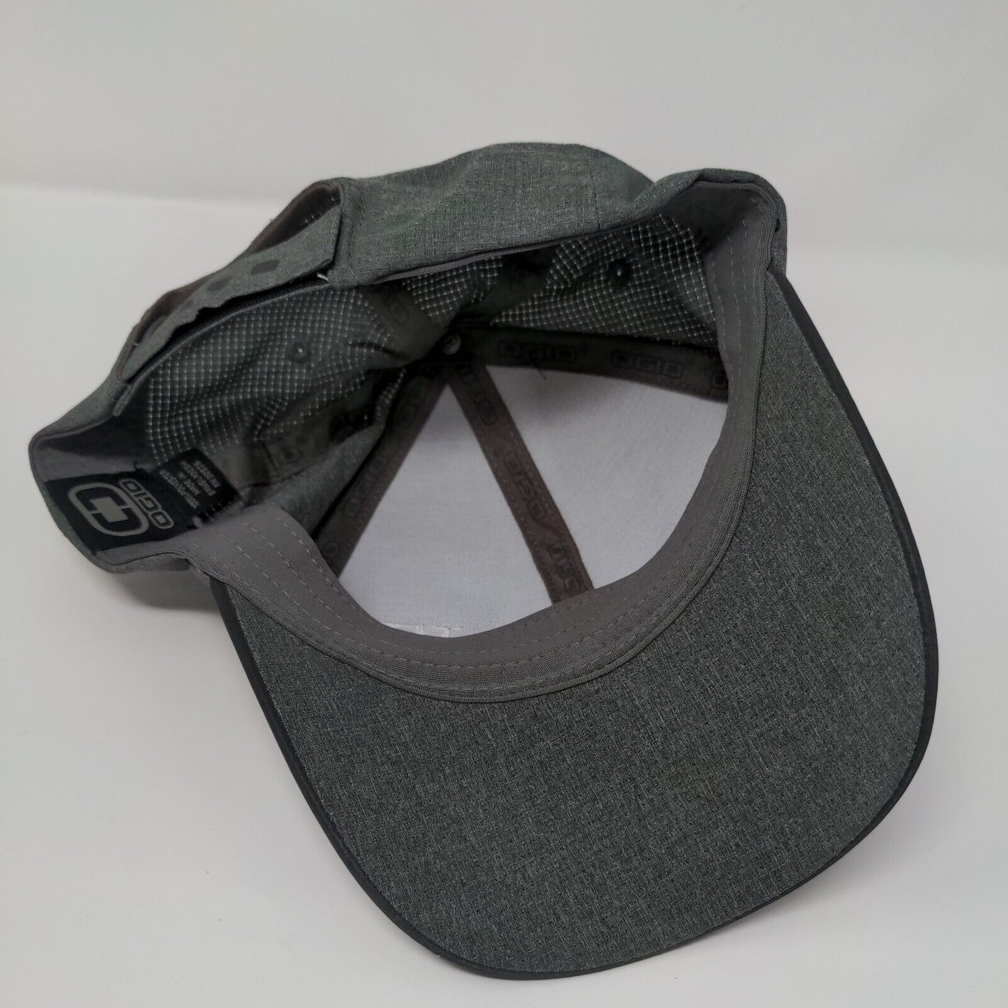 FNT Idaho Strapback Hat Gray One Size Adjustable Embroidered Ogio