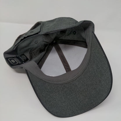 FNT Idaho Strapback Hat Gray One Size Adjustable Embroidered Ogio