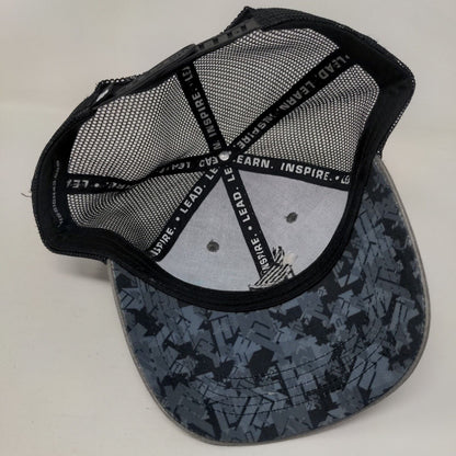 Mission43.Org Snapback Trucker Hat Gray One Size Adjustable Mesh Back 6 Panel